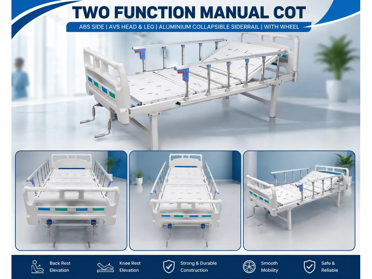 Fowler Cot Bed, hospital bed for home care, Quickmed Pharma