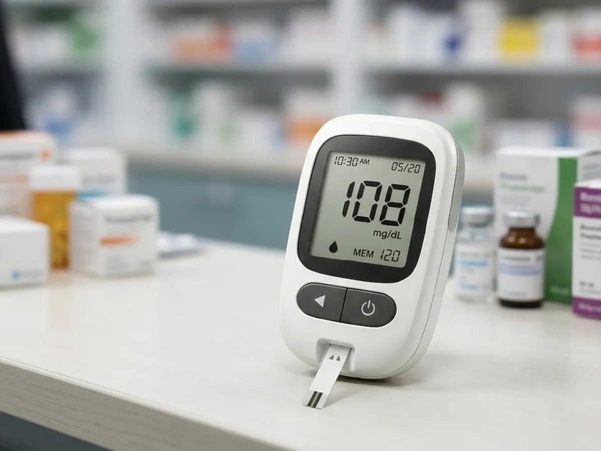 Glucometer Kit, blood glucose monitoring, Quickmed Pharma