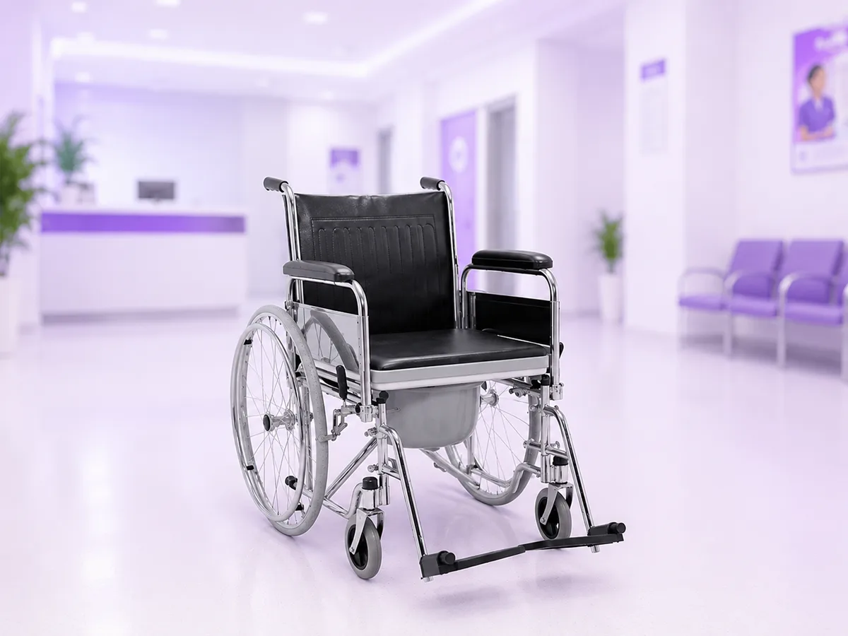 LC681-461 Commode, wheelchair, Quickmed Pharma