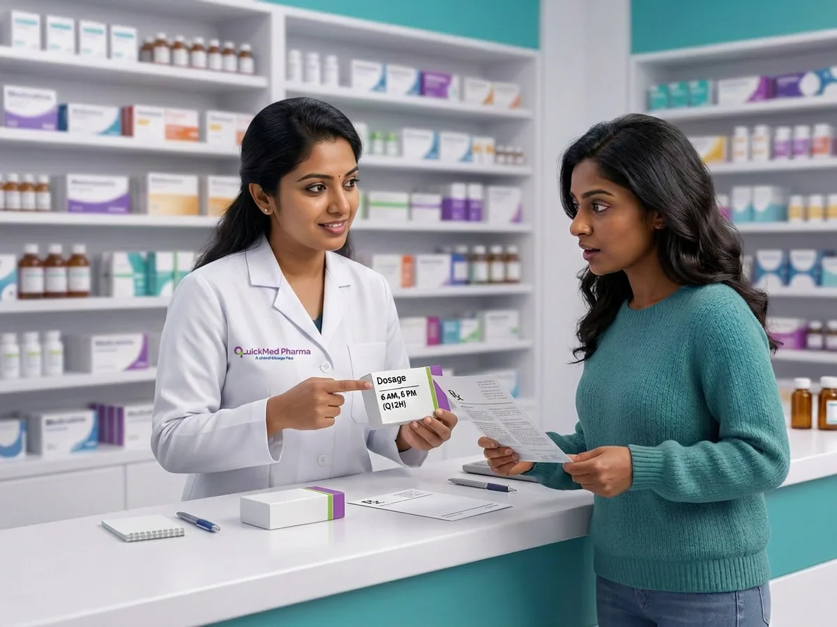 Patient counseling, Quickmed Pharma medicines & pharmacy, Kerala