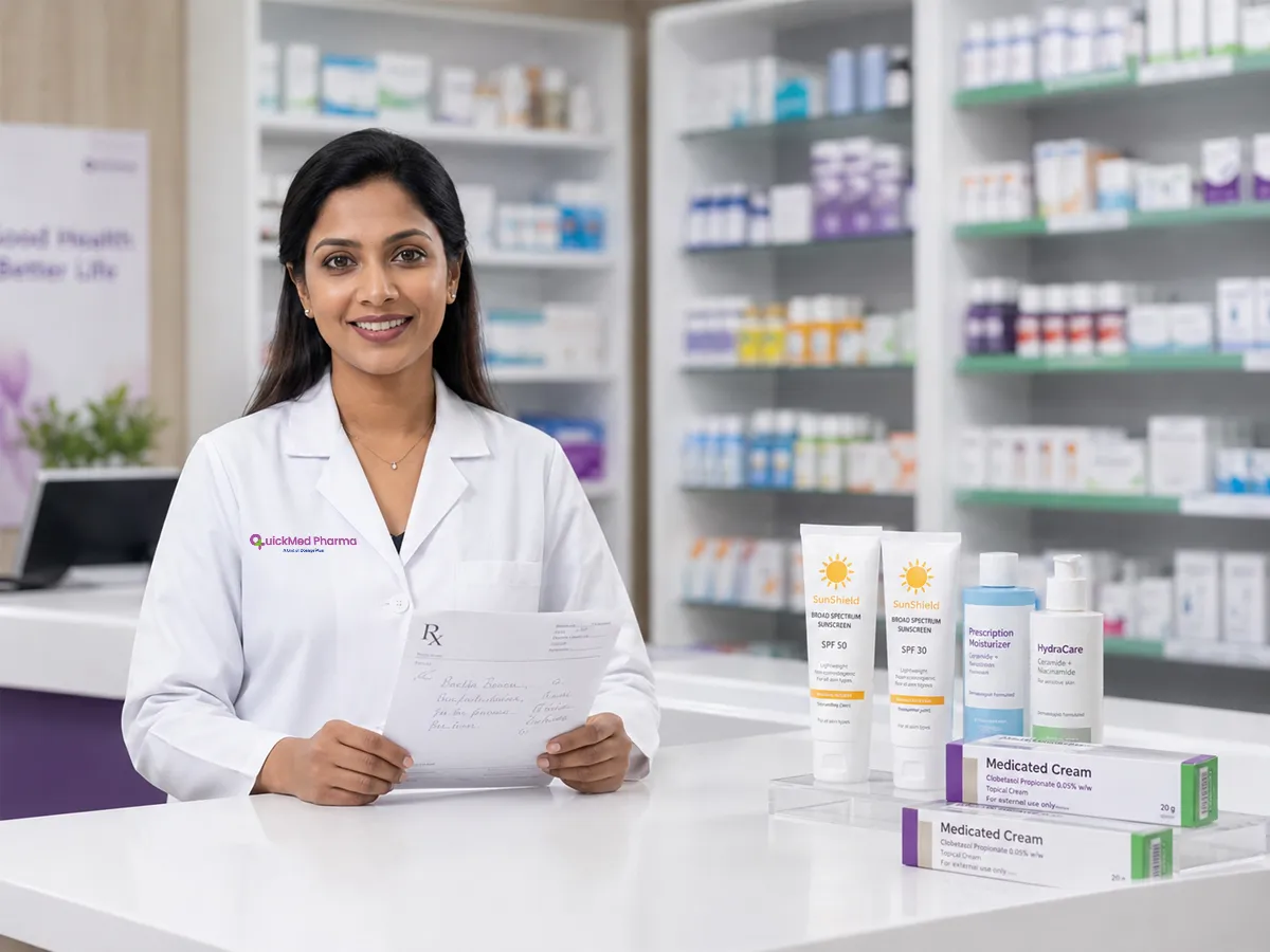 Dermatologist-prescribed skincare range, Quickmed Pharma, Kochi