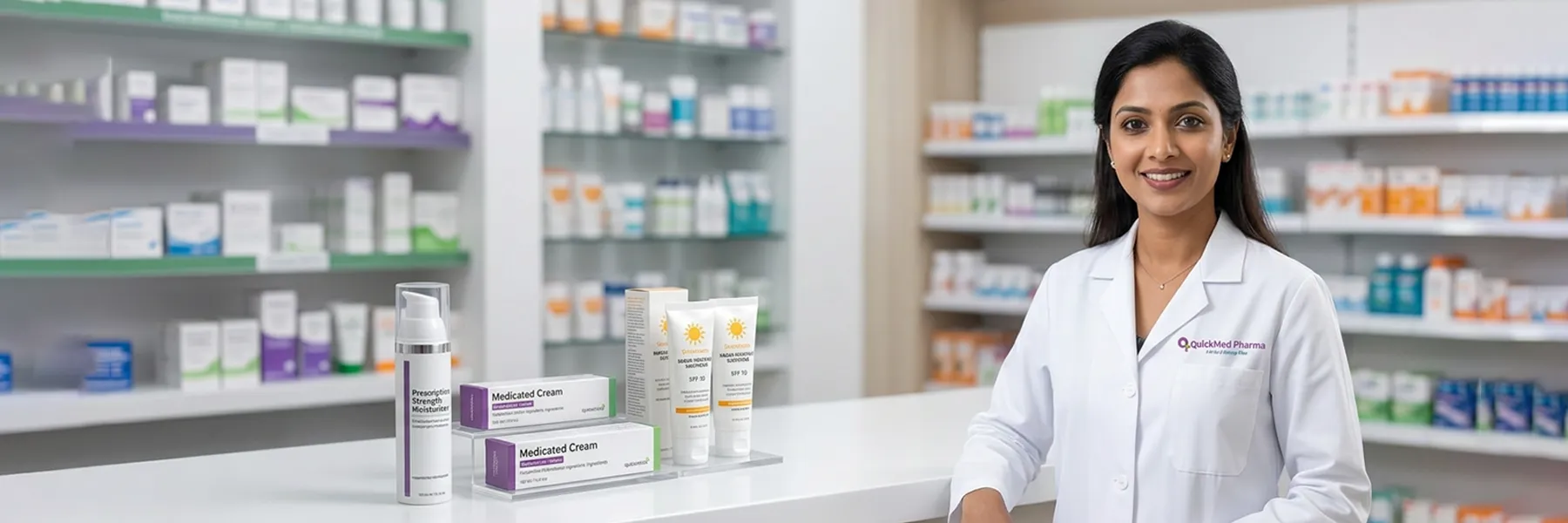 Dermatologist-prescribed skincare range, Quickmed Pharma, Kochi