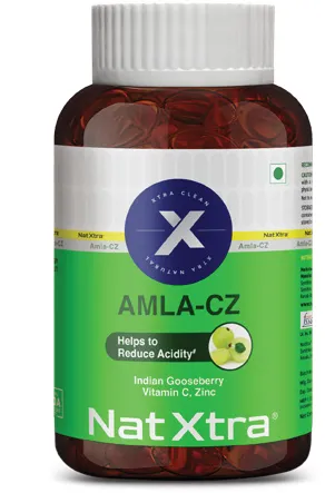 Nat Xtra Amla-CZ Good Gut CZ supplement bottle, Quickmed Pharma