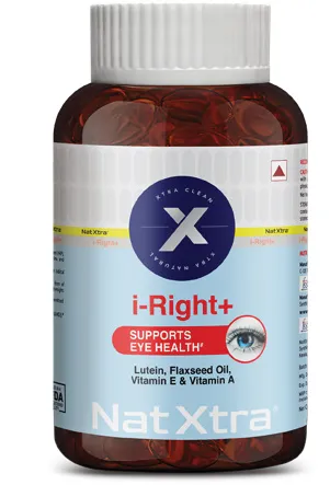 Nat Xtra i-Right supplement bottle, Quickmed Pharma
