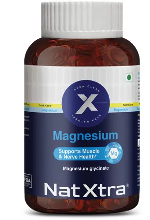 Nat Xtra Magnesium supplement bottle, Quickmed Pharma