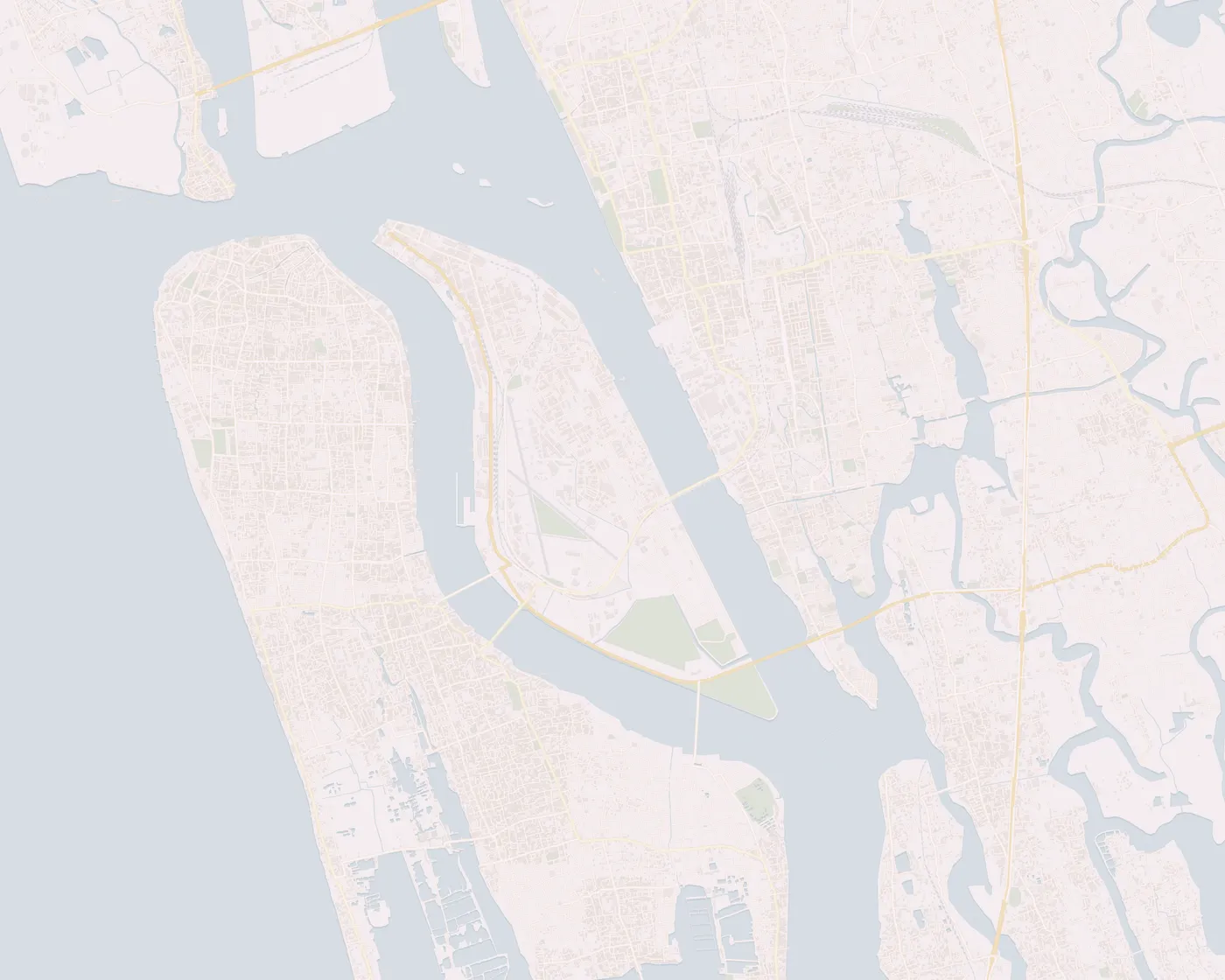 Map of Quickmed Pharma's medicine delivery coverage in Kochi, Kerala